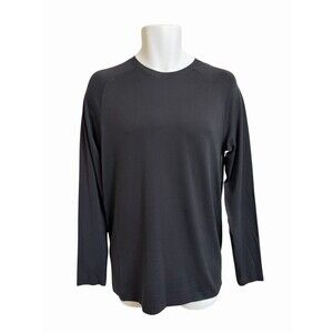 NWT All In Motion Men's S Black Seamless Athletic T-Shirt Nylon Breathable